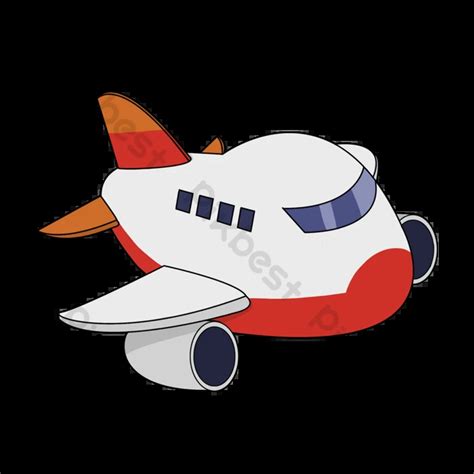 Cartoon Laruang Eroplano Clipart Imahe ng PNG PSD.